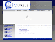 Tablet Screenshot of caprele.fr
